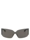 Balenciaga Wraparound Square Frame Sunglasses