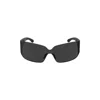 Balenciaga Mono Square Sunglasses In Gray