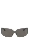 Balenciaga Mono Square Sunglasses Black In Black