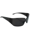 Balenciaga Mono Square Sunglasses In Black