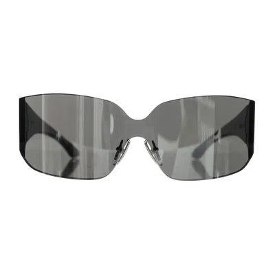 Balenciaga Mono Square Sunglasses In Gray