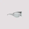 Balenciaga Mono Square Sunglasses In Gray