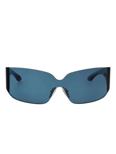 Balenciaga Mono Sunglasses In Blue