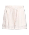 Balenciaga Shorts With Monogram In Pink