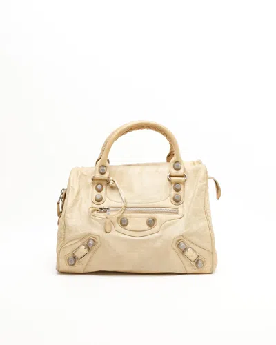 Balenciaga Motocross Midday 21 Giant Bag In Neutral