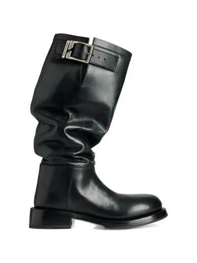 Balenciaga Motor Boot In Black