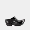 Balenciaga 65mm Technoclog Rubber Mules
