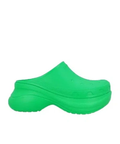 Balenciaga Mules And Clogs In Green