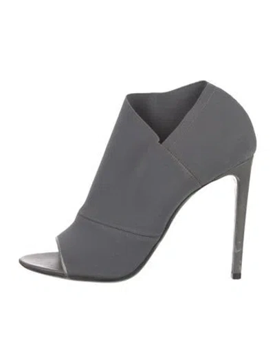 Pre-owned Balenciaga Mules In Gray