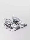 Balenciaga Dynamic Multicolor Runner Sneakers With Chunky Silhouette In Grey