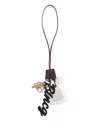 Balenciaga Multi-plaque Bag Charm In 褐色