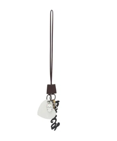 Balenciaga Multi-plaque Bag Charm In White