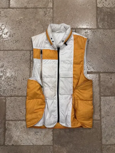 Pre-owned Balenciaga Multi Pocket White / Orange Tactical Vest