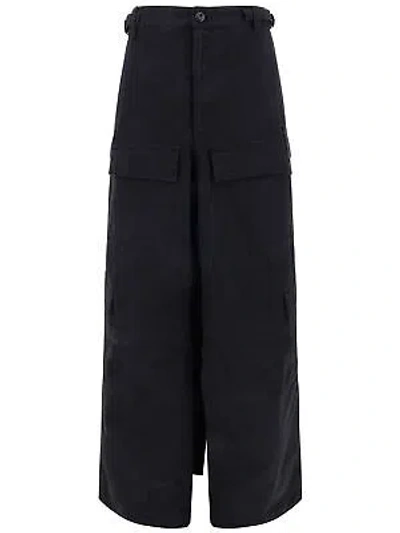 Pre-owned Balenciaga Multi-pockets Skirt Pants In Black