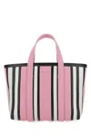 Balenciaga Women's Multicolor Leather Small Barbes Shopping Bag | 6714042100m Color 5960 In Multicolor