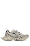Balenciaga 3xl Metallic Mesh Lace Trainer Sneakers