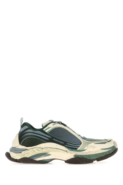 Balenciaga Multicolor Fabric And Rubber Triples.2 Sneakers In Neutral