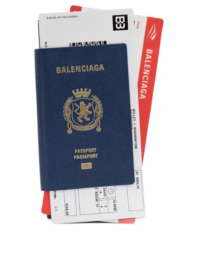 Balenciaga Multicolor Leather Card Holder