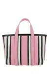 Balenciaga Women's Multicolor Leather Small Barbes Shopping Bag | 6714042100m Color 5960
