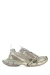 Balenciaga Eggshell Polyurethane Sneakers In Gray