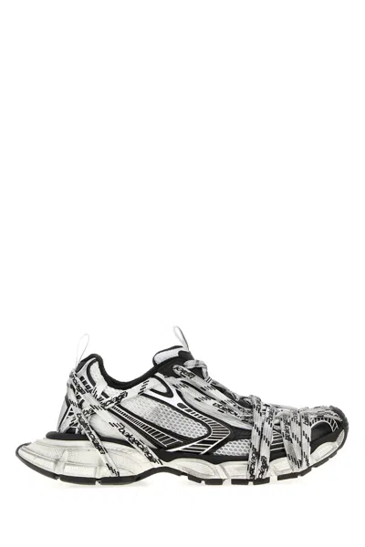 Balenciaga Multicolor Mesh And Rubber 3xl Extreme Sneakers In White