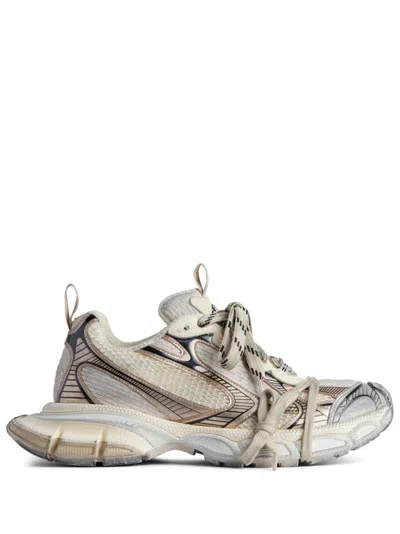 Balenciaga Multicolor Mesh And Rubber 3xl Sneakers In Gray