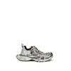 Balenciaga 3xl Split Logo Nylon And Mesh Sneakers In Multi