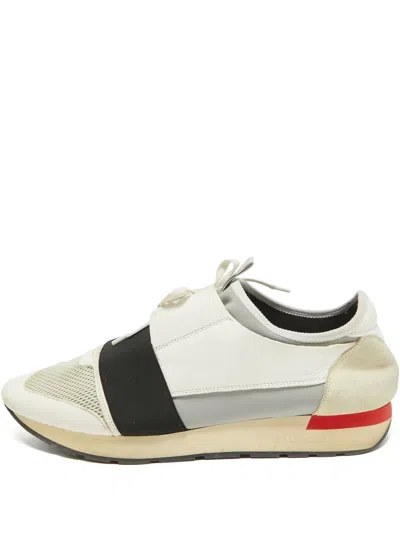 Pre-owned Balenciaga Multicolor Race Runner Sneakers