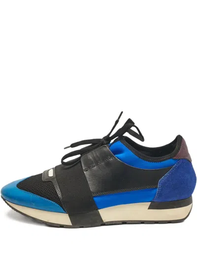 Pre-owned Balenciaga Multicolor Race Runner Sneakers