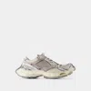 Balenciaga Multicolor Synthetic Leather And Mesh Stapler Sneakers