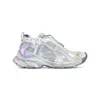 Balenciaga Multicolour Leather Sneakers With Dynamic Texture