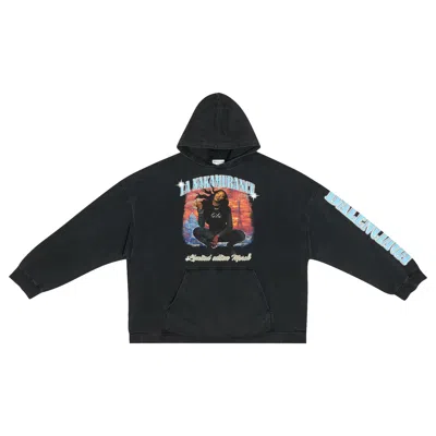 Pre-owned Balenciaga Music Aya Nakamura Merch Hoodie Wide Fit 'black' | Men's Size 44