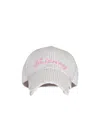 Balenciaga Music  Britney Spears Series Cap In Dirty White/pink In White