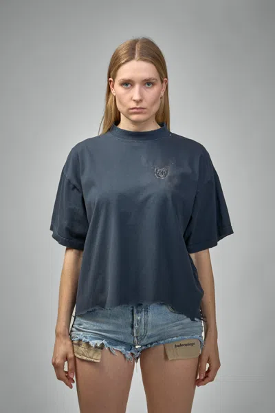 Balenciaga Nail Polish Cropped T-shirt