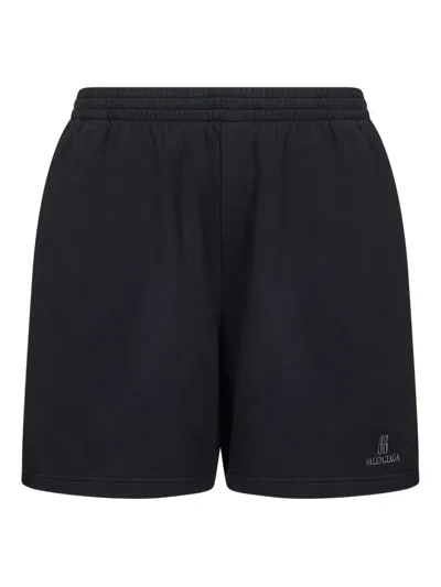 Balenciaga Nano Bb Embroidered Shorts