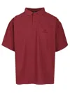 Balenciaga Crewneck Shirt With Nano Bb Style In Red