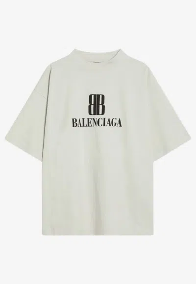BALENCIAGA NANO BB PRINT VINTAGE T-SHIRT
