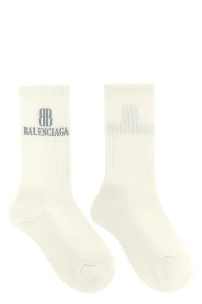 Balenciaga 'nano Bb' Socks In White