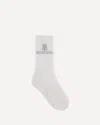Balenciaga Women Nano Bb Socks In White