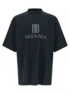 Balenciaga 'nano Bb' T Shirt In Black
