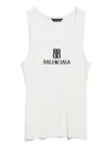 Balenciaga Nano Bb Tank Top Clothing In White