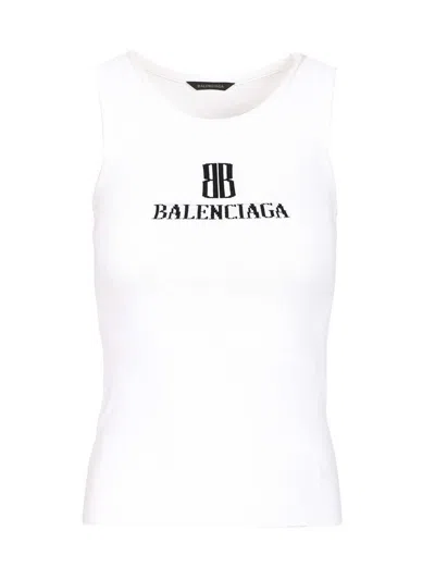BALENCIAGA NANO BB TOPS WHITE