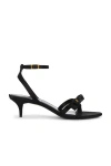 Balenciaga Bow-embellished Kitten-heel Sandals In Multi