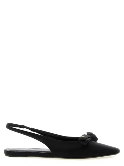 Balenciaga Nano Bow Sling Slingback In Black