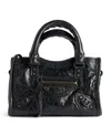 Balenciaga Nano Leather Le City Top-handle Bag In Black