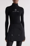 Balenciaga Black Viscose Knitwear In Black