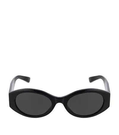 Balenciaga Nano Round Af Sunglasses In Black