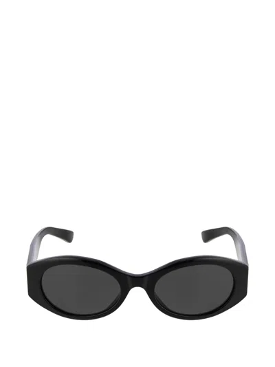 Balenciaga Nano Round Sunglasses In Black