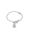Balenciaga Nano Thin Bracelet  In Silver