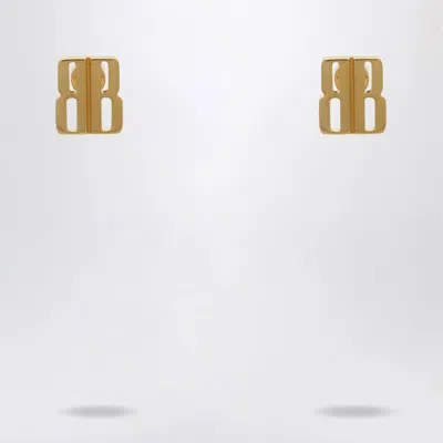 Balenciaga Nano Xs Gold Stud Earrings